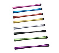 CHICAMPERA Set 8 Penne Anti-scivolo e Riduzione Falsi Tocchi Capacitive per Tablet e Smartphone Colore Casuale Puntale in Silicone e Metallo per Dispositivi Schermo Touch Capacitivo