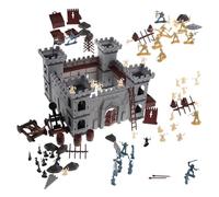 CHICAMPERA Set Costruzione Castello Pirata 310 Pezzi Soldatini e Accessori Da Pirata Per Ragazzo Ragazza, Gioco Educativo Creativo Di Ruolo e Avventura, Decorazione Figura Giocattolo Per Festa Pirati