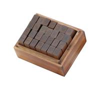 CHICAMPERA Set di Timbri in Legno Numeri e Icone Meteo per Scrapbooking e Personalizzazione Biglietti, 1 Scatola e Amanti del Diario