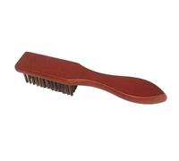CHICAMPERA Spazzola per Barba Uomo Design Vintage in Legno e Nylon Setole Morbide per Modellare e Pulire la Barba per Uso Personale da Barberia