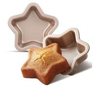 CHICAMPERA Stampo 4 Pollici a Forma di Stella per Torta in al Carbonio Oro Facile da Pulire e Lucidato, per Professionale