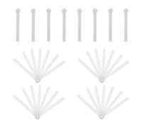 CHICAMPERA Stecche per Ventaglio Pieghevole 12 Pezzi in Plastica Resistente Manico Ergonomico per Ventagli Portatili, per Laboratori Creativi e attività Scolastiche
