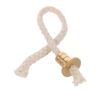 CHICAMPERA Stoppini in Filo di Cotone Bianco per Lampade a Olio e Alcol, Leggero a Combustione Continua, per Uso Domestico e Laboratorio