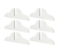 CHICAMPERA Supporti per Paravento in Plastica Bianco 6 Pezzi Compatibilità e Piedini Leggeri per Divisori di Stanze Uso Casa e Ambienti Dinamici