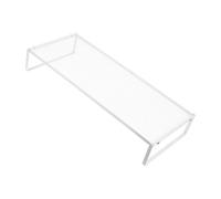 CHICAMPERA Supporto Fisso per Monitor da Scrivania in Bianco Rialzo Compatto per Laptop e Computer Alza Monitor Ergonomico per Ufficio e Casa Migliora Postura e Organizza Spazio