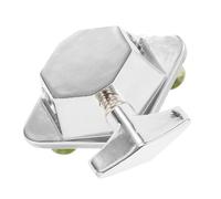 CHICAMPERA Supporto per Gambe Tamburo in Lega di Alluminio, Staffa di Montaggio Batteria Compatta, Base per Gamba Tamburo Adatta a Vari Modelli, Accessori Hardware per Percussioni