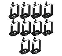 CHICAMPERA Supporto Per Telefono Regolabile e Morsetto Per Selfie, Set Da 10 Pezzi in Abs e Lega, Accessorio Pratico e Resistente Per Bastone Selfie, Per Uso Quotidiano e Regalo Per Amici