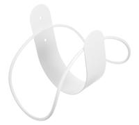 CHICAMPERA Supporto Porta Tubo da Giardino in Acciaio Inox 304, Ganci Avvolgitubo da Parete per Cortile e Garage, Organizer Salvaspazio Resistente per Tubo Flessibile Staffa Robusta Bianca