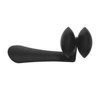 CHICAMPERA Tamburello a Piedi in Metallo e Plastica Nero Campanello a Percussione Ritmica Portatile e Leggero Strumento Musicale per Accompagnamento e Performance Live