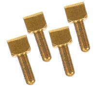 CHICAMPERA Viti per Bastone Alta Resistenza Antiruggine 4 in Metallo Oro Accessori per Riparazione