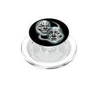 Chicano Clown Masks Dark Circus Horror Sorriso ora piangere più tardi PopSockets PopGrip per MagSafe