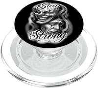 Chicano Clown Theatre Masks Sorridi Ora Piangi Più tardi Rimani Forte PopSockets PopGrip per MagSafe