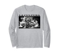 Chicano Cultura Messicana Lowriders Aztec Classic La Cultura Maglia a Manica