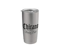 Chicano Messicano Messico Marrone Latino Raza Barrio Pride Latina Bicchiere termico in acciaio inox doppia parete