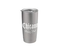 Chicano Messicano Messico Marrone Latino Raza Barrio Pride Latina Bicchiere termico in acciaio inox doppia parete