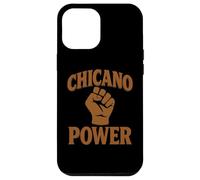 Chicano Power - Bandiera messicana del Messico, colore: Marrone Latino Raza No Migra Custodia per iPhone 12 Pro Max