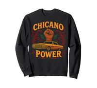 Chicano Power Messicano Latino Raza La Migra Chingon Lowrider Felpa