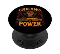 Chicano Power Messicano Latino Raza La Migra Chingon Lowrider PopSockets PopGrip Adesivo