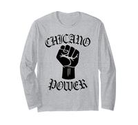 Chicano Power Messicano Messico Latina Latinx Raza No La Migra Maglia a Manica