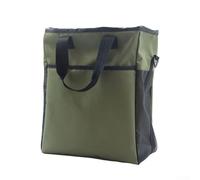 ChicBosom Borsa da pesca con rete traspirante, tracolla regolabile, borsa portaoggetti per pesca all'aperto, escursionismo, campeggio, borsa per il trasporto di attrezzatura da pesca di grande