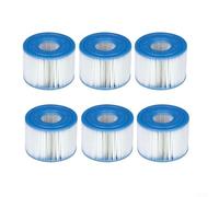 ChicBosom Confezione da 1/6 cartucce per filtro piscina Intex S1, cartuccia di ricambio per piscine Pure Spa (6 pezzi)