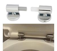 ChicBosomn Kit di fissaggio per sedile WC, sostituzione tradizionale e contemporanea, cerniere a chiusura rallentata, kit di fissaggio per sedile WC a sgancio rapido