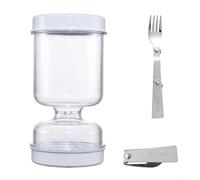 ChicBosomn Pratico barattolo per sottaceti con funzione flip, organizza e conserva vari sottaceti