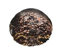 Chicchi di caffè Cuffia da doccia per uomo Cap Donne riutilizzabile impermeabile lungo spessore cura dei capelli corti bambini bagno