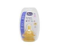 Chicco Tettarelle Benessere Well Being 2 Mesi Caucciu' Regolabile, 2 Pezzi