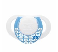 Chicco 057190 Physioring Succhietto, Silicone, 1 Pezzo, Blu, 0 Mesi+
