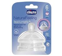 Chicco 81147200030 Naturalfeeling - Tettarella diritta, flusso rapido, più di 6 mesi