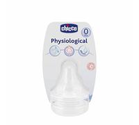 CHICCO 10.81625.00 TETTARELLE FLUSSO NORMALE 1 FORO 2 PEZZI SILICONE