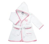 Chicco Accappatoio con Cappuccio, Tessuto in Piquet con Ricamo Dolce Lumachina, con Due Tasche e Pratica Cintura, Materiali pregiati, 100% Cotone, 12 Mesi+, Rosa
