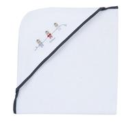 Chicco, Accappatoio Neonati (Bianco/Bllu Marinaro)