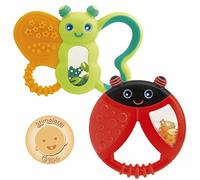 Chicco Anello da dentizione massaggiagengive Funny Relax, confezione da 1, modelli assortiti, multicolore