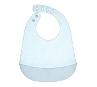 CHICCO (ARTSANA SpA) CHICCO EASY ROLL BIB BAVAGLINO IN SILICONE CON TASCA AZZURRO