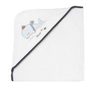 Chicco, asciugano, accapatoio quadrato (Bianco/Balena)