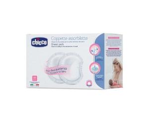 Chicco Assorbilatte Coppette Antibatterico Bianco 60 Pezzi