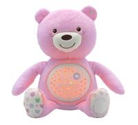 Chicco Baby Bear rosa - Pupazzo proiettore con luci e melodie per il sonno, 1 pezzo
