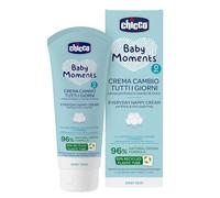 Chicco Baby Moments Pasta Cambio Tutti i Giorni, Pasta Cambio Pannolino, Texture Leggera per Uso Quotidiano, Senza Profumo, Dermatologicamente Testato su Pelle Sensibile, 100 ml
