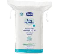 Chicco Baby Moments Quadrotti In Cotone 60 Pezzi
