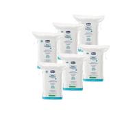 Chicco Baby Moments Quadrotti in Cotone Morbido, 360 Pezzi, 100% Cotone Puro, Multipack 6x60, Pacco scorta