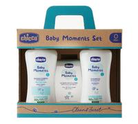Chicco Baby Moments - Cofanetto Bagno Corpo + Shampoo + Acqua di Colonia