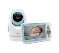 Chicco Baby Monitor Video Evolution, Telecamera Rotante per Neonati e Bambini con Schermo a Colori 5",Portata 220 m, Termometro, Suoni Bianchi, Microfono e Altoparlante, No WIFI Rete Protetta e Sicura