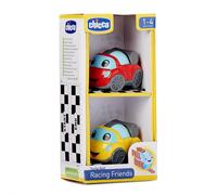 Chicco Baby Turbo Ball Racing Friends Gioco per Bambini 1-4 anni, 2 Macchine