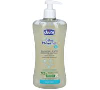 Chicco Bagno Corpo e Capelli Chicco Baby Moments, 500ml