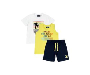 Chicco Bambini e ragazzi Competo con T-shirt, Pantaloncino e Canottiera