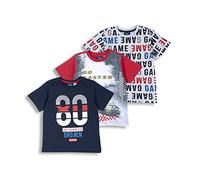 Chicco Bambini e Ragazzi Set di 3 Magliette a Manica Corta a Manica Corta in 100% Cotone NOS_1