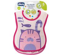 Chicco Bavaglini Pappa 6+ Mesi Colore Pink 1 pz Altro