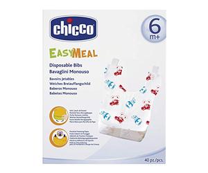 Chicco Bavaglini Monouso 6m+ , un pacco con 40 pezzi